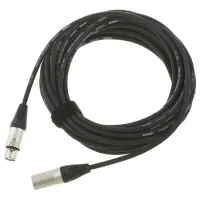 Cordial CXM 10 FM микрофонный кабель XLR female—XLR male, разъемы Neutrik, 10.0м, черный