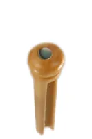 String pin Acura GP-X21 - Boxwood acoustic guitar string pin with abalone inlay, per piece