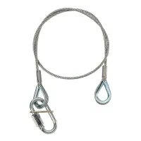 S 37060 Страховочный тросик 3 мм, длина 0,6м., шт