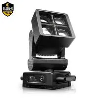 CLAY PAKY VOLERO CUBE Вращающаяся голова LED-BEAM-WASH-PIXEL-FX-IP66. 4 LED-чипа RGBW по 60 Вт — попипксельное управление, световой поток 3819 лм, угол раскрытия луча 2,5°–35,9° (4,5°–43,8°); 64 LED-чипа WHITE 6500К по 3 Вт — 8 независимых зон управления,