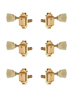 SD510-HAPM-SL-GG-L3+R3 Колки для гитары 3+3, локовые, золото, Gotoh