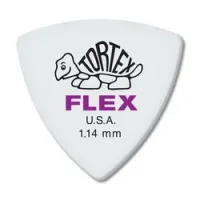 Dunlop 456p114 tortex flex triangle 6pack  медиаторы, толщина 1.14 мм, 6 шт.