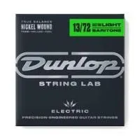 Dunlop den1372 electric baritone guitar  струны для электрогитары баритон, никель, 13-72