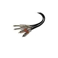 Nordfolk nrj154/0.5m  кабель 2 х 6,35 jack ts
