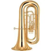 Yamaha YBB-201  туба in BBb, 4/4 стандартная модель, 3х помповая, 433мм. , 18,5мм. , Yellow brass