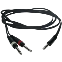 Reloop Cable Stereo 6.3 mm Jack M / 2x Mono 6.3 mm Jack M 3.0 m  готовый кабель