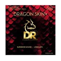 DR DEQ-8/10 - струны для 8-струнной электрогитары, Калибр: 10-75, Серия: DRAGON SKIN+™, Обмотка: никель, Покрытие: микротонкое