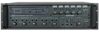 JEDIA JPA-1240B Микшер-усилитель  240 Вт\100В, 5 микр.\лин. + телеф. вход, блок сирен, селектор 5 зон с аттенюаторами, функция приоритетов, аварийный режим включения, возможность установки CD, тюнера, касс. деки, цифр. блока сообщений, Дистанционное управ