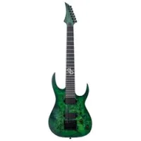 Solar guitars s1.7lb  7-струнная электрогитара, цвет зеленый