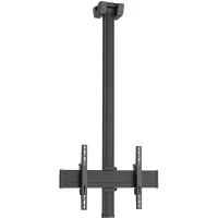 Vogels CT1564 Black- Комплект потолочного поворотного крепления для дисплея диагональю 39–65'', длина штанги 1500 мм, макс. нагрузка 80 кг
