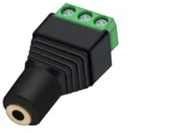 Taverlab Q2003 - Разъём джек 3.5мм, симметричный, "мама", контактный терминал под винт