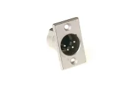 Amphenol AC4MPNZ BULK Панельный разъем XLR, Папа, 4 контакта, PN-тип, Промышленная упаковка