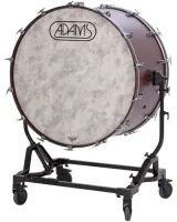 Bass drum with stand Adams BDIIV3622 - Orchestral 36x22 inch mahogany bass drum with the stand with cymbal holder