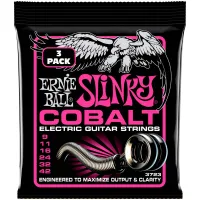 ERNIE BALL 3723 Cobalt Slinky Super 3 Pack 9-42 - Струны для электрогитары