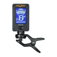 Fzone ft-18  хроматический тюнер-прищепка, легкий и компакт. , двухцветный дисплей, батарейка в компл