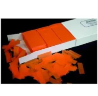 LE MAITRE CC1 ORANGE CHINESE CONFETTI 1/2 kg Оранжевые , «китайские» конфетти, прямоугольные 0,5 кг