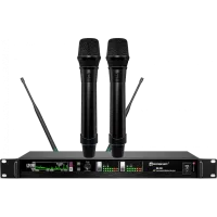 RELACART HR-32DMH 2-х канальный приемник HR-32D + два ручных микрофона-передатчика H-32