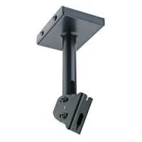 K&M 24496-000-55  потолочное крепление под ас, черное, 250 мм, до 25 кг