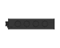 ABL 2M400400- Розеточная станция серии UDM с 4 розетками, черная
