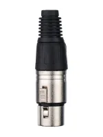 CA121 Разъем на кабель XLR female 5Р 5-пиновый, Soundking