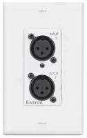 Extron AXI 22 AT D - Аудиоинтерфейс Dante на 2 входа, 2 выхода - настенная панель в стиле Decorator