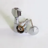 MH130-33-CR колки для гитары запирающие, двусторонние 3+3, хром, под отверстие 10 мм, производство Корея, Jin-Ho