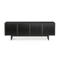 BDI Elements 8779-ME Charcoal Stained Ash - Тумба 4-секционная под телевизор