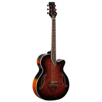 MARTINEZ FAW - 2036 CEQ / VS - Вырез, 2 эфы, верх - волнистый клён, низ и обечайка - клён,5-ти пол.экв