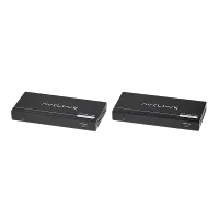 AVCLINK HT-4K120 Комплект передатчик и приемник сигнала HDMI по витой паре. Позволяет передавать сигнал HDMI разрешением 4К на расстояние до 120 м по витой паре CAT5E/6. Обеспечивает двунаправленную передачу сигналов управления: ИК (mini-jack 3,5 мм) и RS