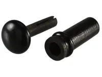 Violin endpin Acura In Sight VE-NIEP5M - Grade A ebony endpin with sound post installation control hole for 4/4-3/4 violin