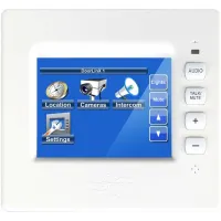 ClearOne NS-TL380- Сенсорная панель 96 мм с подключением по IP, микрофоном, функцией интеркома, 4-портовый Ethernet-коммутатор, 28 В