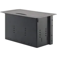 Kramer TBUS-6XL(B)- Встраиваемый модуль кабельных подключений с убирающейся крышкой