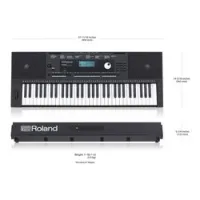 Roland e-x20  синтезатор с автоаккомпанементом, 61 клавиша, 128 полифония, 253 стиля, 656 тембров