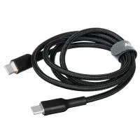 Кабель Aukey Nylon Braided 100w Kevlar 1m black