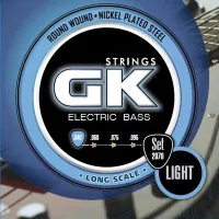 Bass guitar string set GK 2070 - Bass guitar strings, light tension. Improved flexibility, high power and tone brightness.