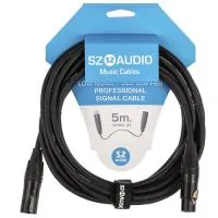 SZ-Audio XLRm - XLRf 5m - Кабели микрофонные