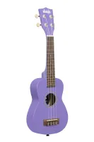 KALA UK-ULTRAVIOLET укулеле, форма корпуса - сопрано, цвет - сиреневый, корпус - тополь, гриф - сосна, накладка грифа - орех, 12