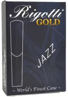 Soprano saxophone reed Rigotti Gold Jazz RG.JSS-3.5 - Soprano saxophone reed with strength 3.5, jazz cut. Price per piece, pack of 10 piece.
