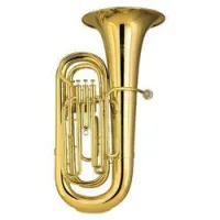 Amati AEB 211-0  туба Eb, 3х помповая, лак золото, с кейсом, 350мм, 14,2мм