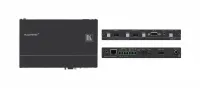 Передатчик Kramer Electronics [DIP-31] HDMI / VGA, стерео аудио, двунаправленного RS-232 и Ethernet по HDMI с кнопкой управления коммутатором Step-In; локальный аудиовыход, память EDID, поддержка 4К60 4:2:0