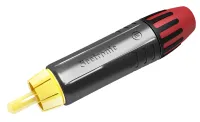 Seetronic MT380-2- Кабельный разъем RCA (вилка), на кабель диаметром 3,5–6,5 мм, черный с красным