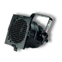 Proel PLC56BK прожектор для лампы PAR56 с решёткой для фильтров, короткий, цвет чёрный