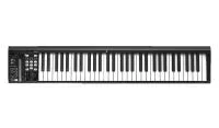MIDI клавиатура [110105A2026] Icon [iKeyboard 6S] встроенный аудиоинтерфейс 24 бит/192 кГц, 61 полувзвешенная клавиша фортепианного типа, XLR микр. вход, 2x1/4" TRS лин. вход, 2х1/4" TS вход для педалей Expression и Sustain, USB-B