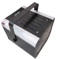 LEXOR 1067 LED 7 HEADS MAGIC LIGHT Световой прибор, светодиодный, питание: 220В/50Гц; потребляемая мощность: 60Вт; источник света: заливка: 469x5мм (RGBWY)светодиодов; управление:DMX512-4кан, звук.акт