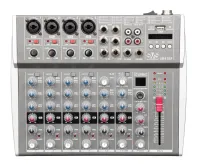 SVS Audiotechnik AM-8 DSP Микшерный пульт аналоговый, 8-канальный, 24 DSP эффекта, USB интерфейс