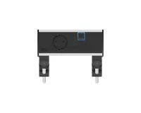 ABL 2A20F1A3- Настольная розеточная станция серии Flexi с 1 розеткой, 1xUSB-A, 1xUSB-C, черная с серебристым (2A200103)