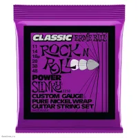 ERNIE BALL 2250 Classic Rock n Roll Pure Nickel Slinky Power 11-48 - Струны для электрогитары