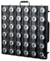 Estrada pro led matrix 3612 светодиодная панель 36 шт. х 12w rgbw