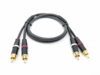 E56-2RCA-2RCA-0300-0 Кабель аудио 2хRCA-2хRCA, 3м, ZZcable