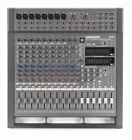 TXM16 Микшер/усилитель, 8 моно+2 стерео входа, 2х500W/4 ом, встроенный реверб-р 100 прогр. 24 бит, 2х9 полосный эквалайзер мастер секции, 3aux, моно выход на сабвуфер с регулируемой частотой. SAMSON